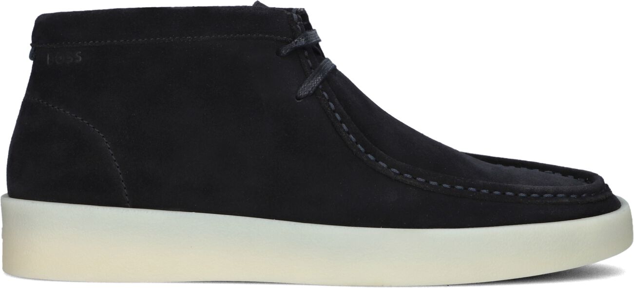 Boss Lage Sneakers Heren Clay Desb, Maat: 43, Materiaal: Suède, Kleur: Blauw