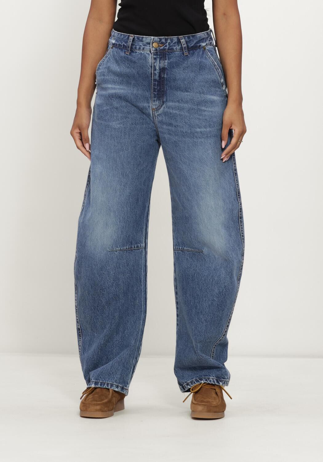 Blauwe LOIS JEANS Wijde broek DALI CHINO - large