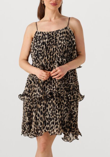 Beige COPENHAGEN MUSE Mini jurk CM KIRA DRESS - large