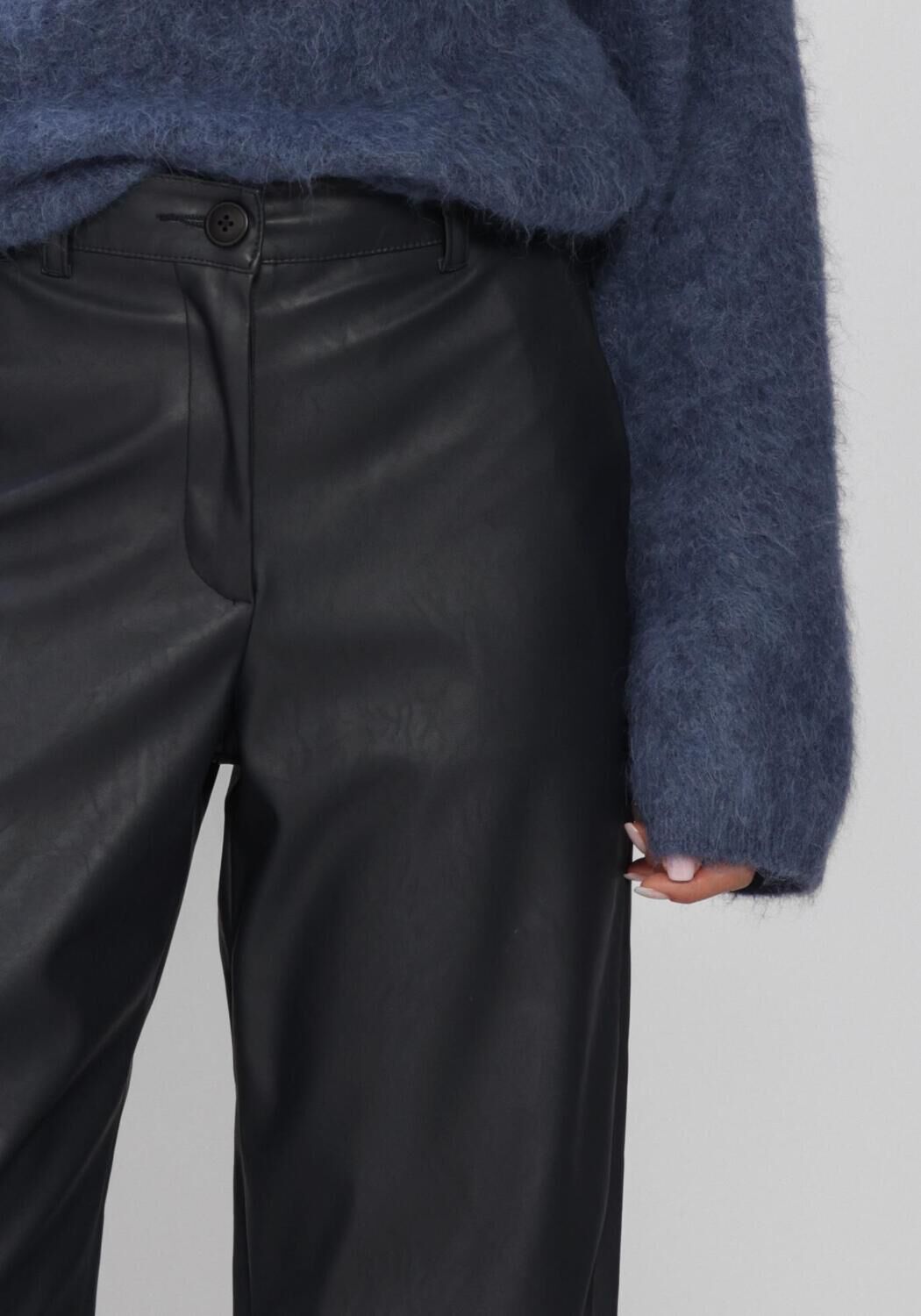 Blauwe KNIT-TED Broeken NAOMI PANTS - large