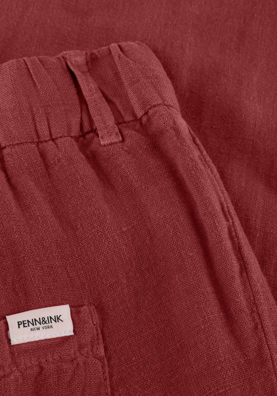 Roze PENN & INK Wijde broek TROUSERS - large