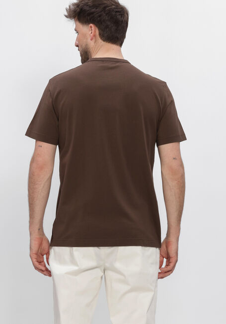 Bruine WOOLRICH T-shirt COTTON LOGO T-SHIRT - large