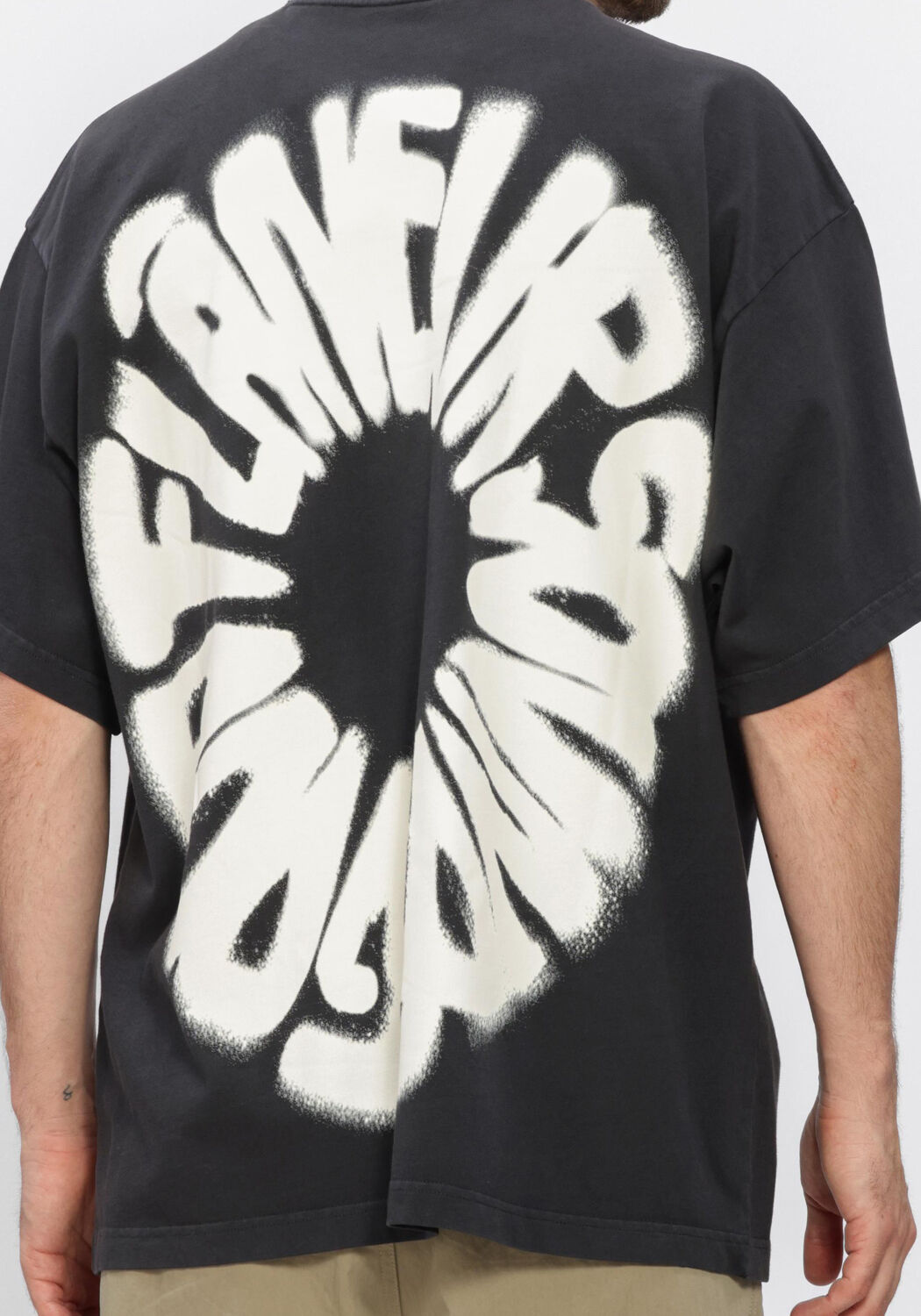 Antraciet FLANEUR T-shirt SOUNDS GOOD T-SHIRT - large