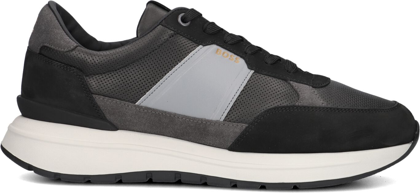 Boss Lage Sneakers Heren Jace Runn, Maat: 39, Materiaal: Leer, Kleur: Grijs