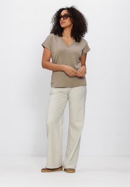 Grijze AIMEE THE LABEL Pantalon MOOS TROUSER - large