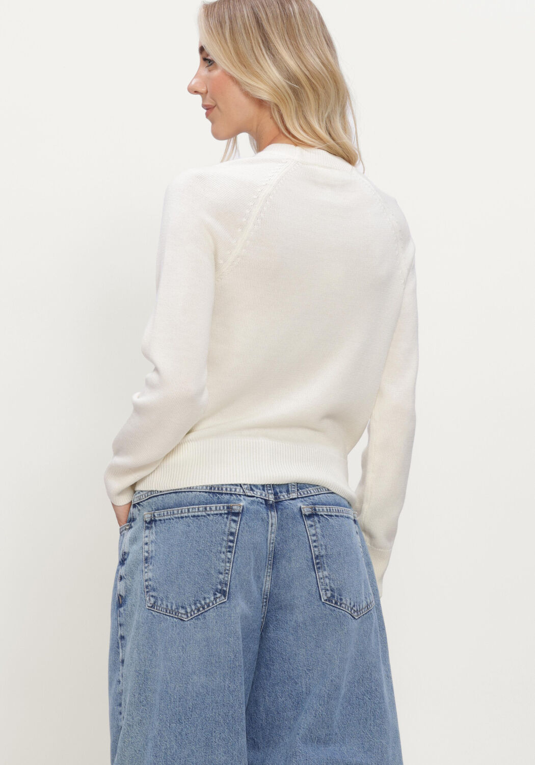Ecru APC Truien/vesten PULL ALISSA - large