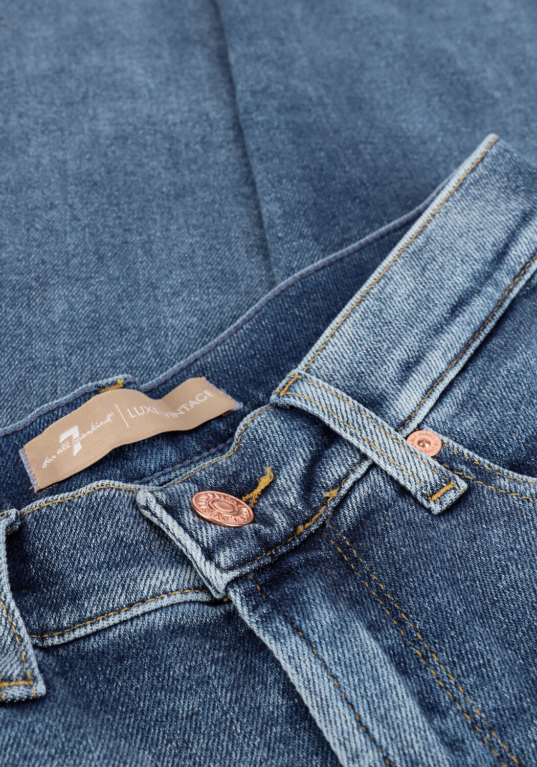 Blauwe 7 FOR ALL MANKIND Mom jeans MALIA - large