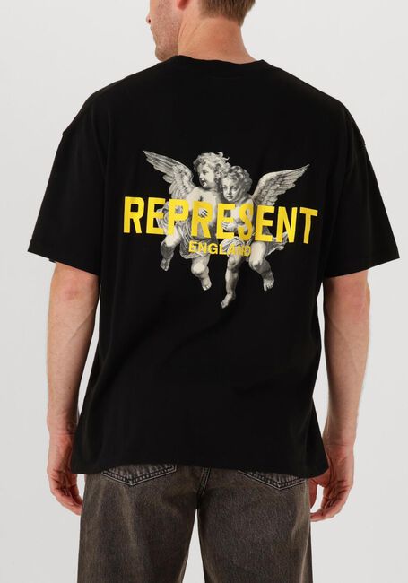 Zwarte REPRESENT T-shirt LEGACY CHERUBS T SHIRT - large