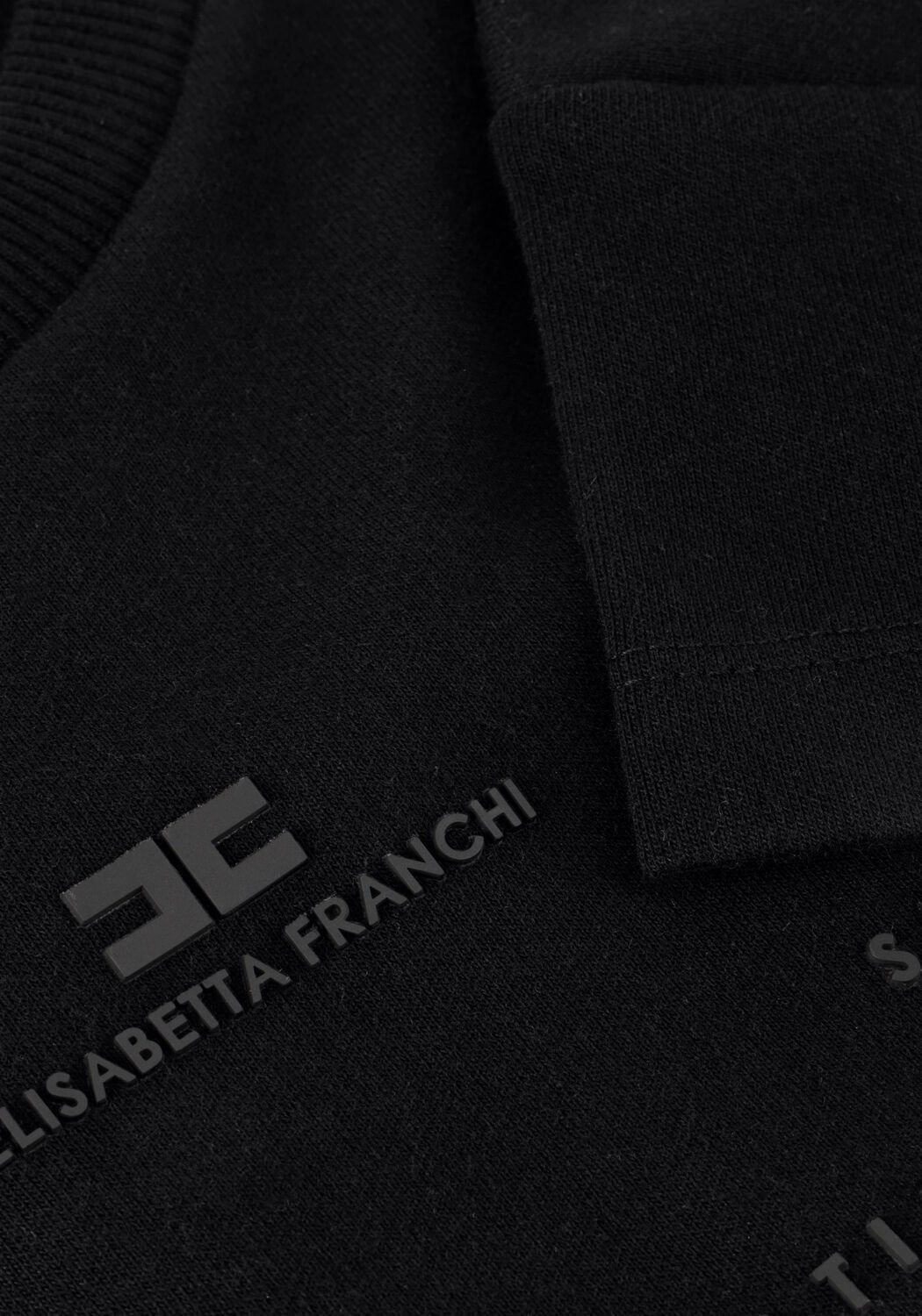 Zwarte ELISABETTA FRANCHI T-shirt MA73D61E2 - large