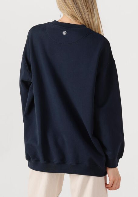Donkerblauwe DEBLON SPORTS Sweater ROMEE - large