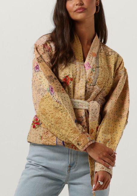 Oranje SISSEL EDELBO Kimono AURORA EMBROIDERY PATCHWORK JACKET - large