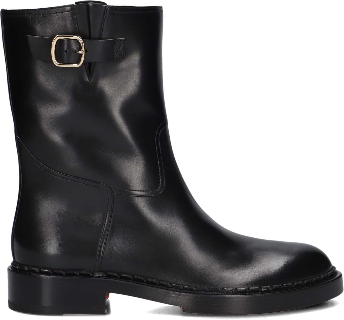 Santoni Enkellaarsjes
Dames 70562, Maat: 38,5, Materiaal: Leer, Kleur: Zwart