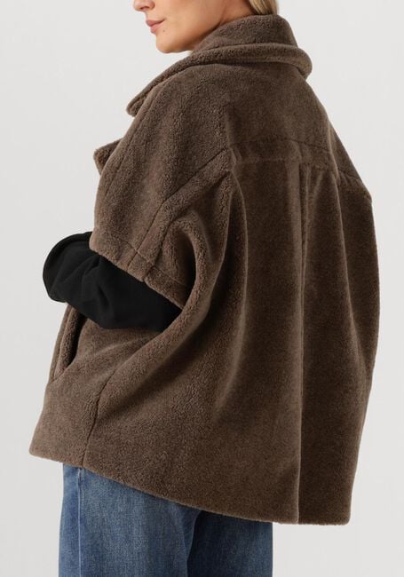 Bruine DEBLON SPORTS Teddy jas JAIMY BODYWARMER - large