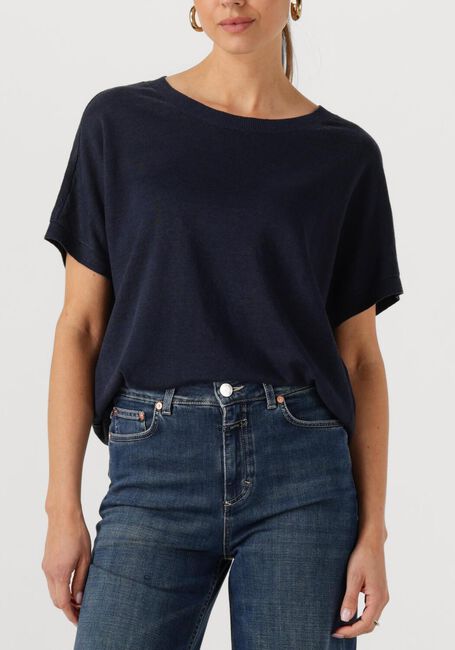 Donkerblauwe DES PETITS HAUTS T-shirt ALEXO - large