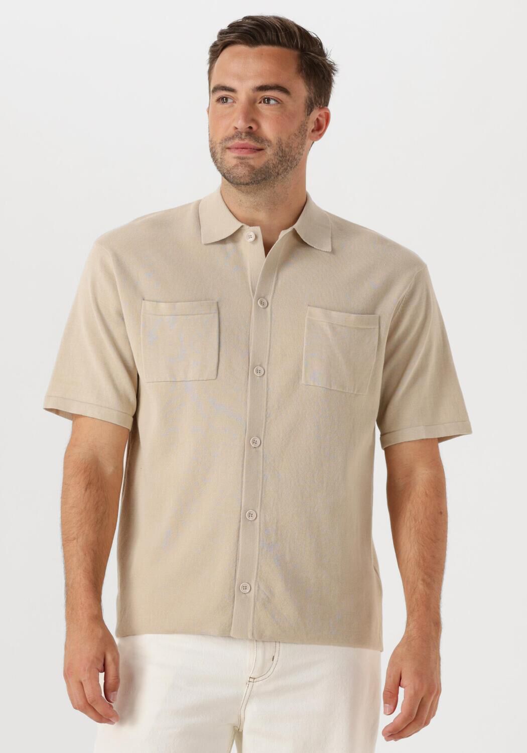 Drykorn Polo Heren Malecc 420198, Maat: L, Kleur: Beige