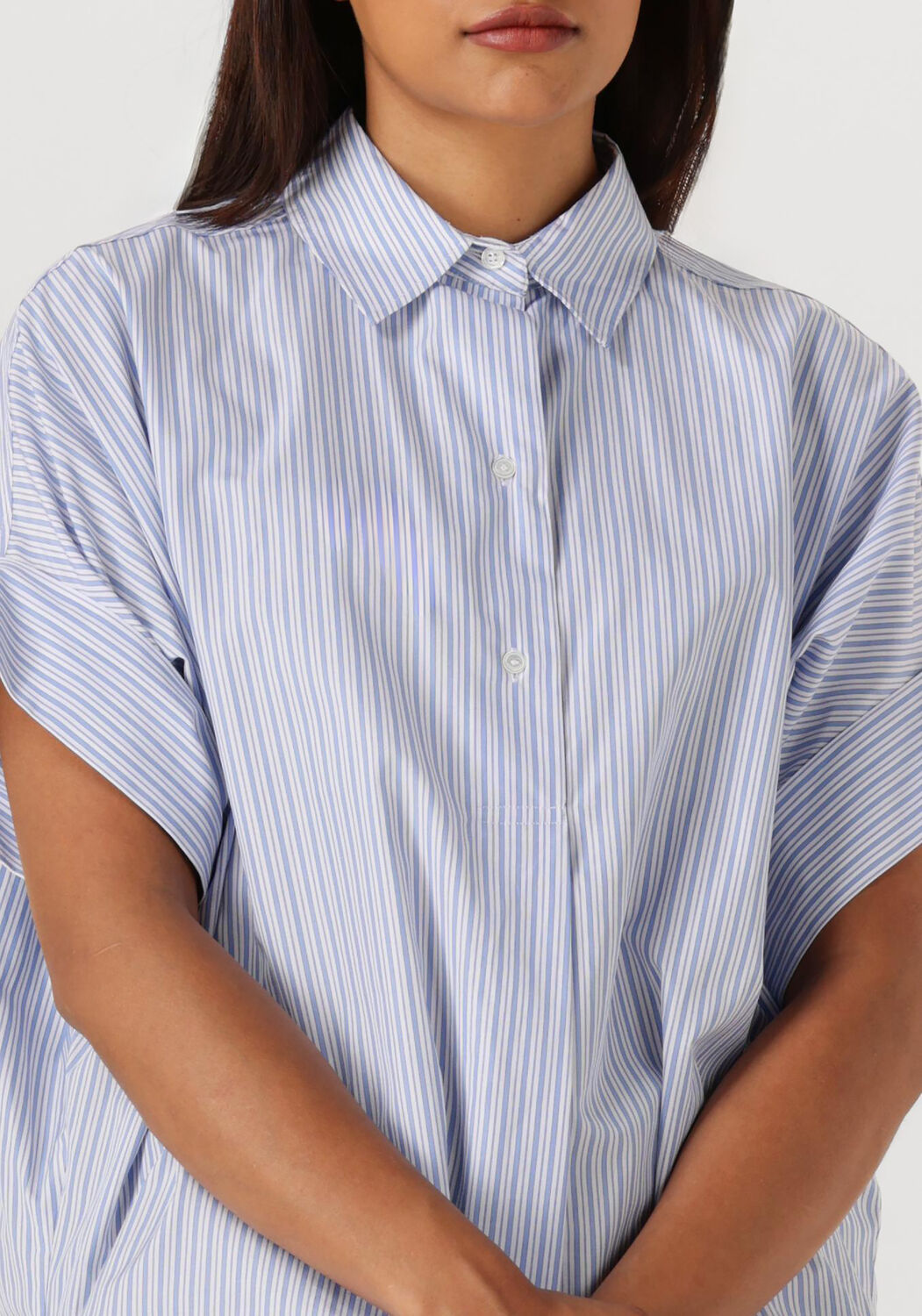 Lichtblauwe MAX MARA Blouses ARDEA - large