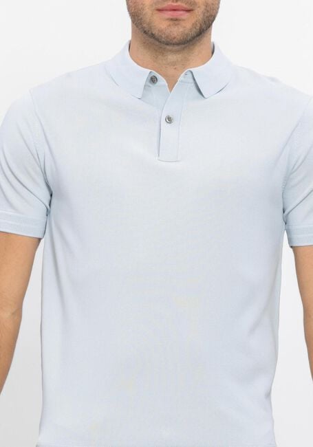 Lichtblauwe GENTI Polo POLO 2 BUTTON SS 1260 - large