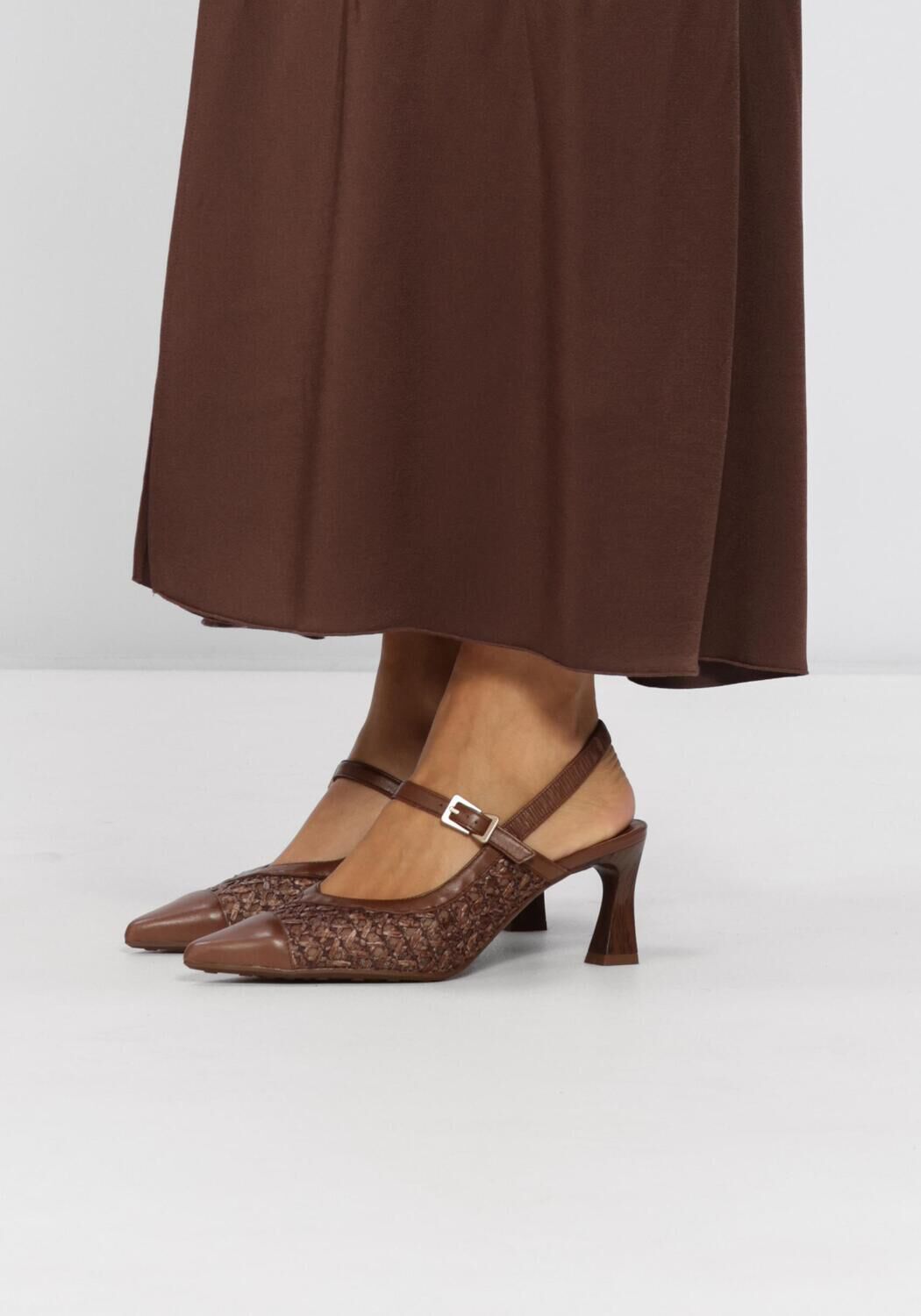 Bruine HISPANITAS Slingbacks RHV264671 - large