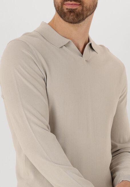 Gebroken wit GENTILUOMO Trui POLO NO BUTTON LS K2039-260 - large
