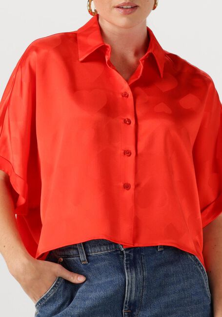 Oranje ALIX THE LABEL Blouses LADIES WOVEN HEARTS BLOUSE - large