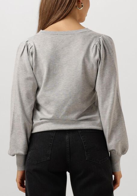 Grijze SUMMUM Trui ROUND NECK SWEATER SOFT VISCOSE POLYAMIDE KNIT - large