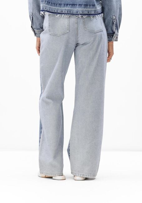 Lichtblauwe ALIX THE LABEL Jeans LADIES WOVEN MIX DENIM PANTS - large