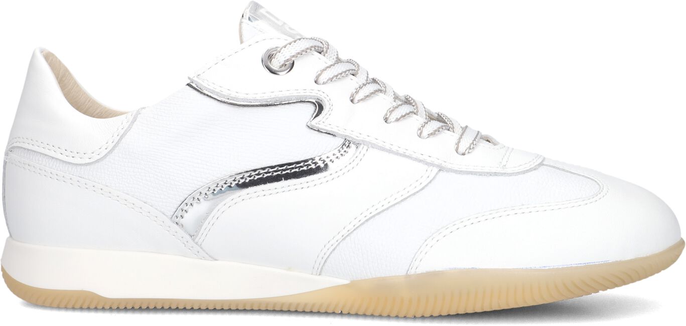 DL Sport Lage Sneakers Dames 6572, Maat: 35, Materiaal: Leer, Kleur: Wit