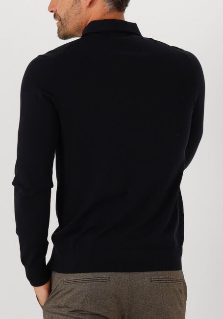 Donkerblauwe PROFUOMO Trui POLO ONEPIECE LUXURY BASIC - large