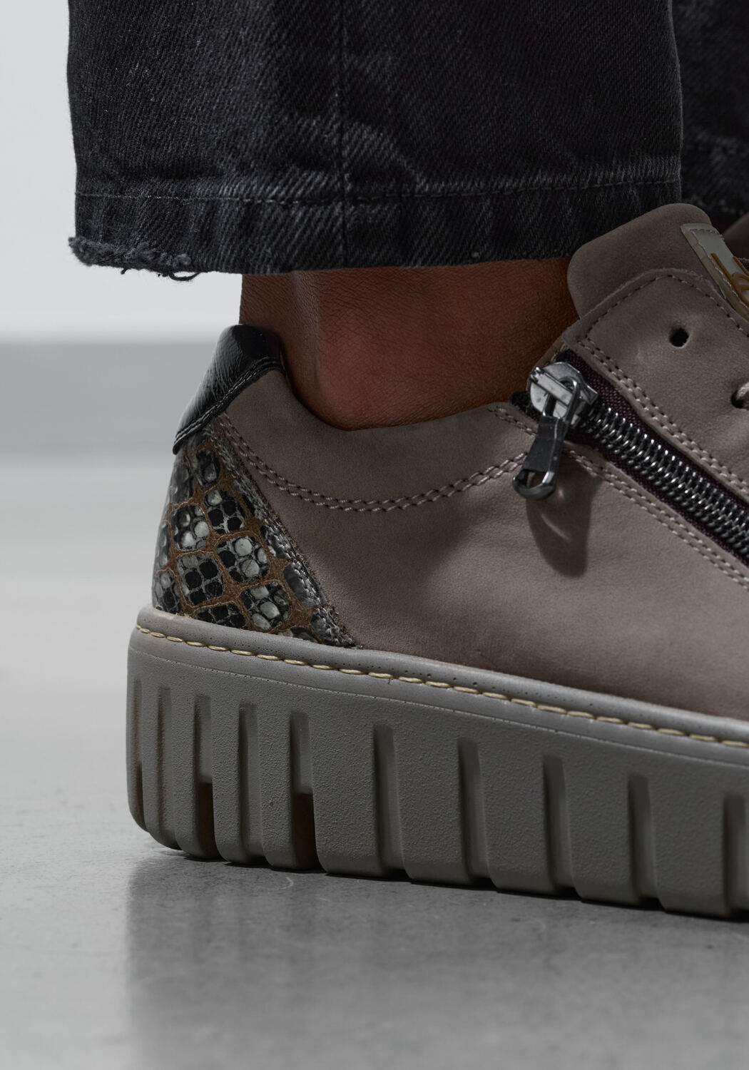 Beige WALDLAUFER Sneakers COMBI H RITS SNEAKER - large