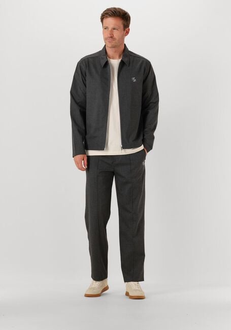 Grijze FILLING PIECES Chino COACH PANTS TWILL WOOL - large