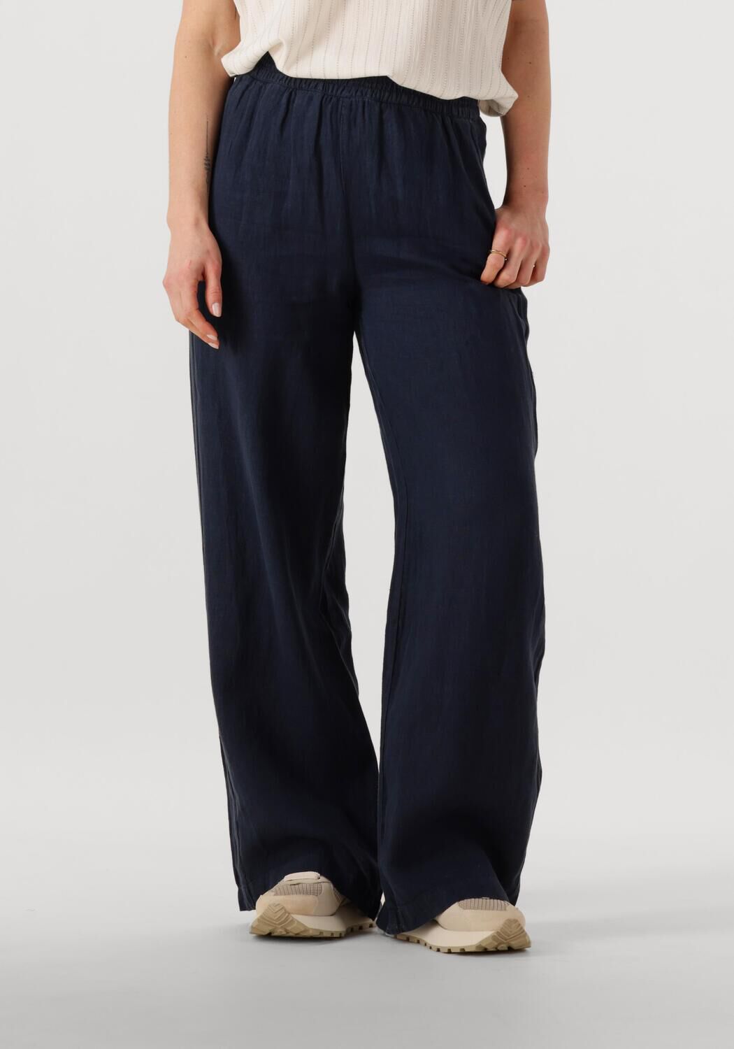 Bellamy Wijde Broek Dames Brooke, Maat: L, Kleur: Donkerblauw