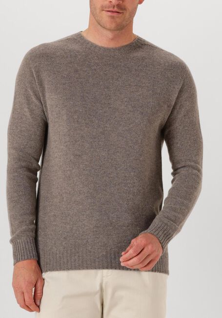Grijze PROFUOMO Trui PULLOVER CREW NECK - large