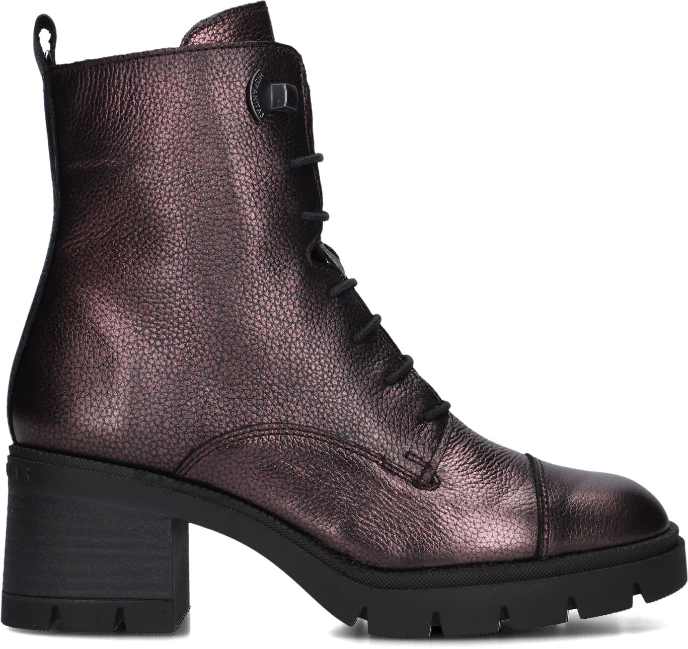 Hispanitas Veterboots Dames Hi243605, Maat: 38, Materiaal: Leer, Kleur: Rood afbeelding 1