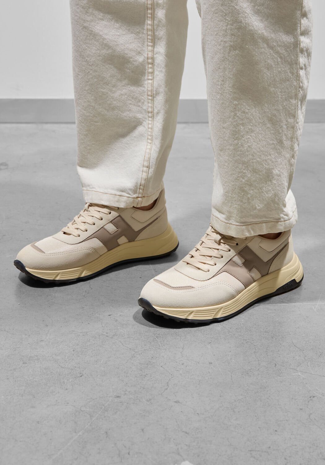 Creme HOGAN Lage sneakers HYPERLIGHT ALLAC NUOVA - large