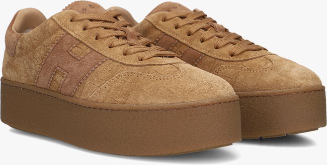 Camel HOGAN Lage sneakers H681 ALLACCIATO H Camel HOGAN Lage sneakers H681 ALLACCIATO H - large