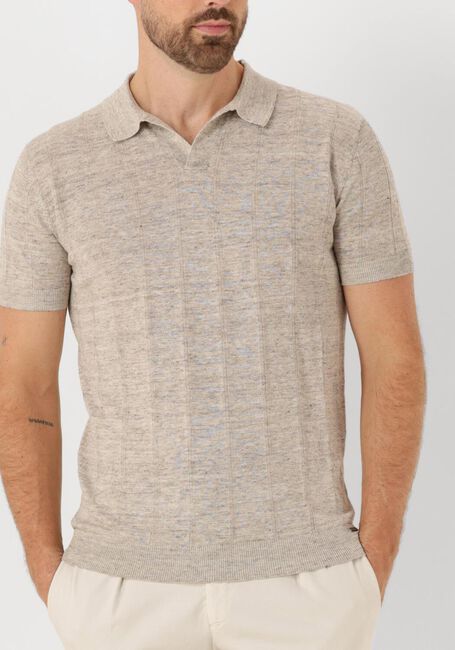 Beige GENTILUOMO Polo POLO NO BUTTON SS K2020-275 - large