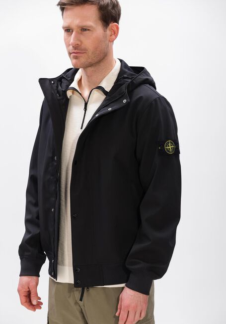 Zwarte STONE ISLAND Jack SHORT PARKA S0A22 - large