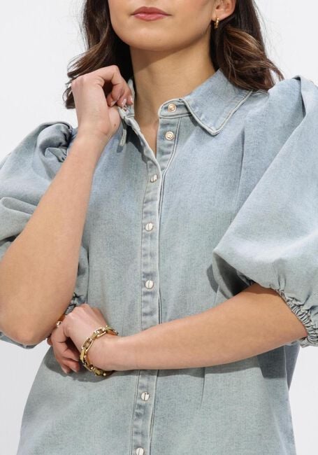 Blauwe JANICE Mini jurk STEFF - large