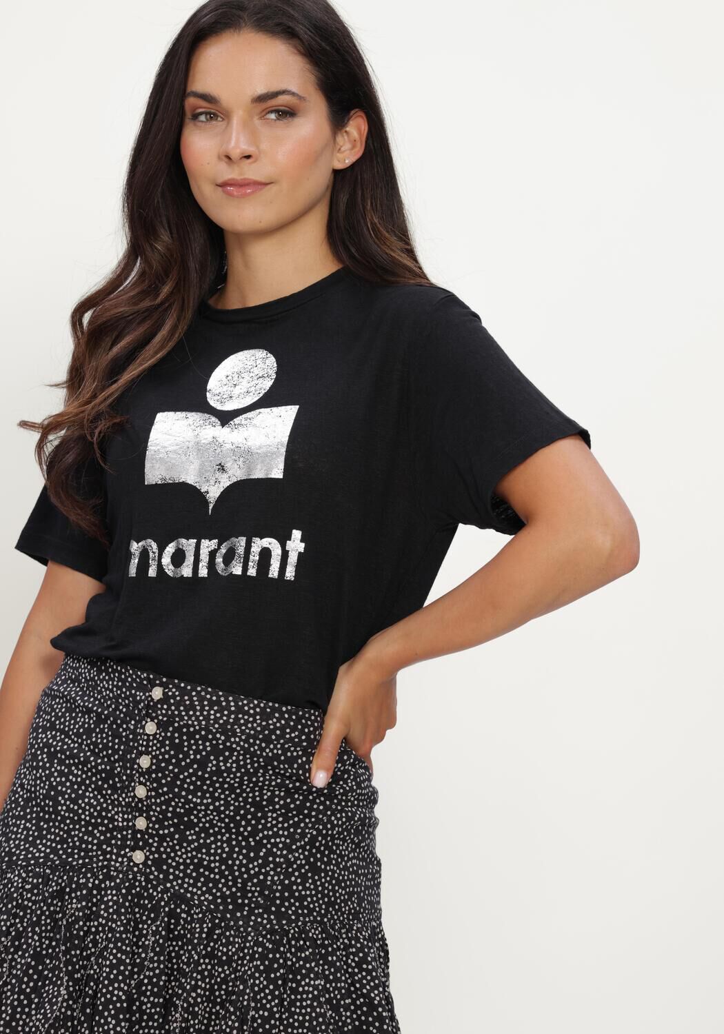 Zwarte ISABEL MARANT T-shirt ZEWEL TEE SHIRT - large