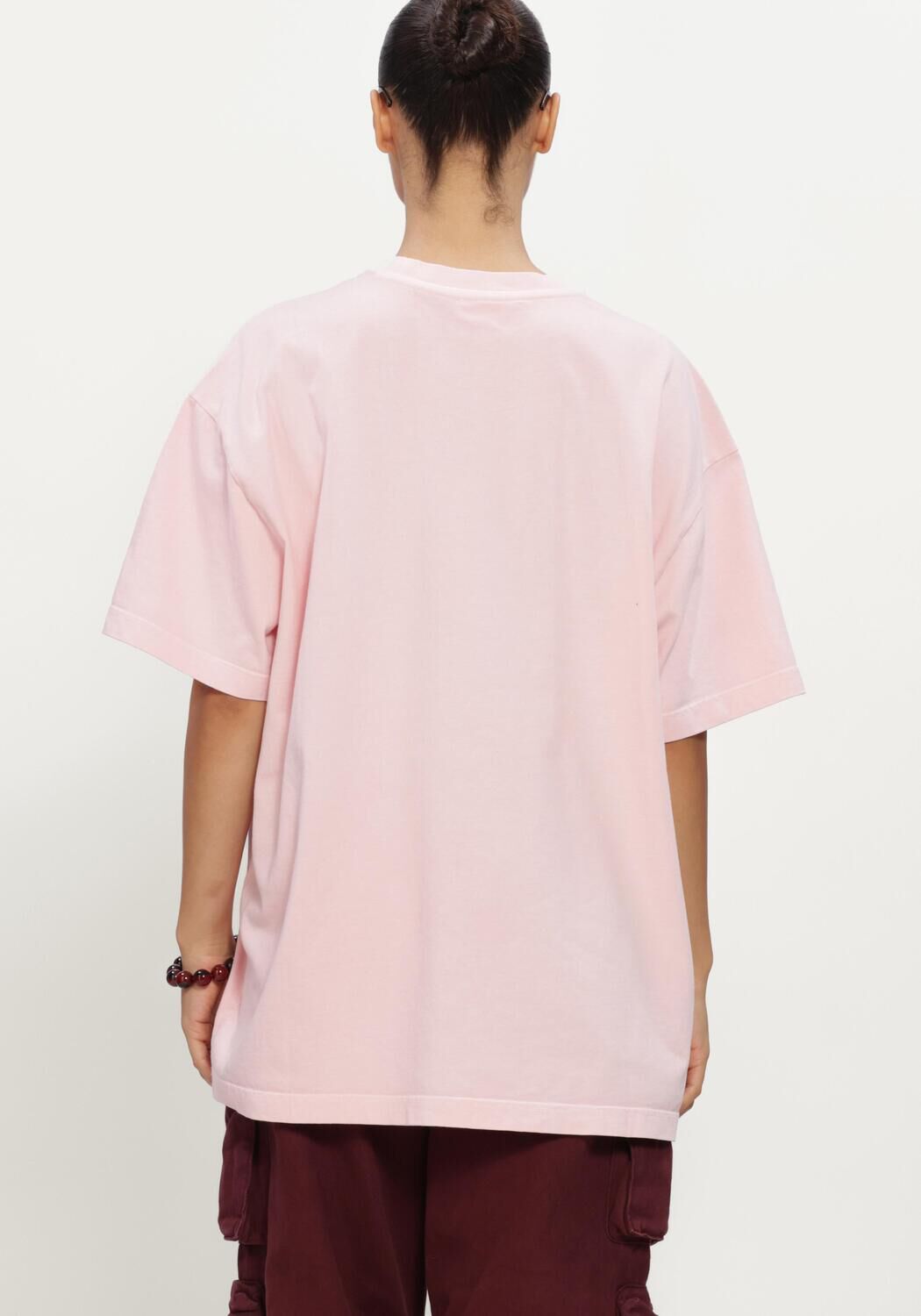 Roze STIEGLITZ Tops & T-shirts BASIC WORN-OUT OVERSIZED T-SHIRT - large