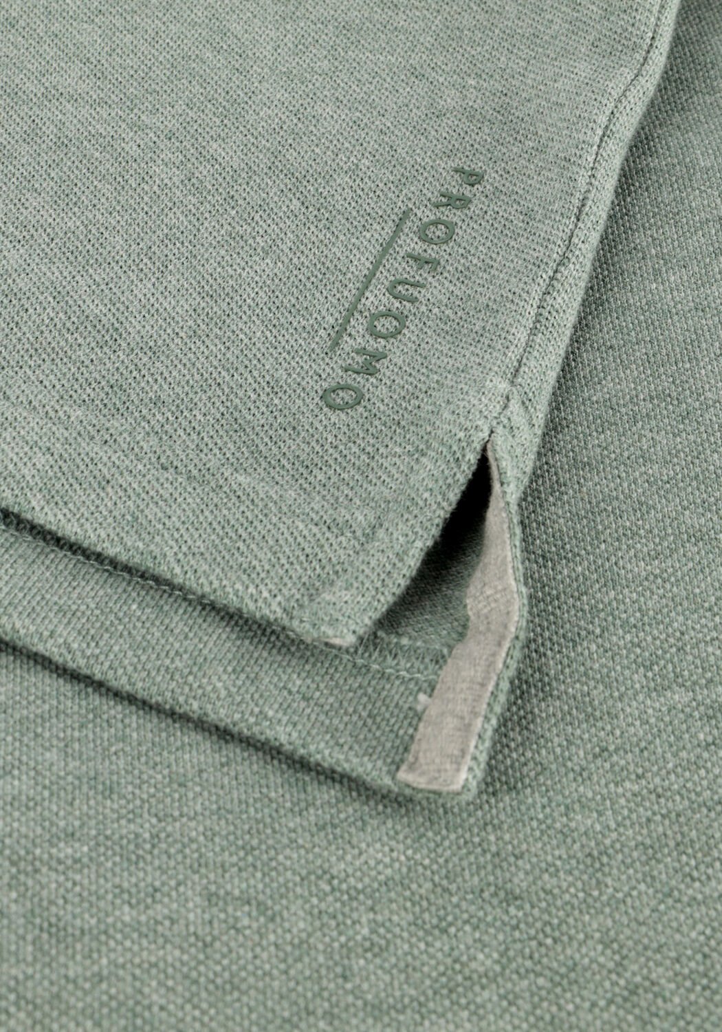 Groene PROFUOMO Polo POLO SHORT SLEEVE - large