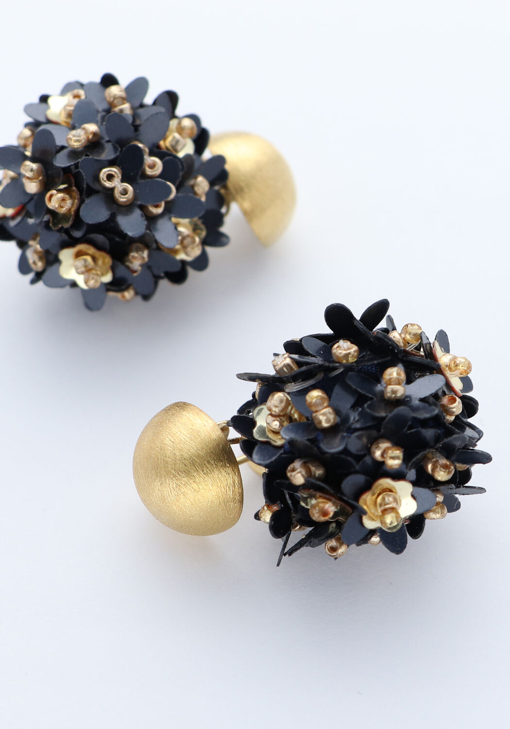 Blauwe LOTT. GIOIELLI Oorbellen SEQUIN FLOWER GLOBE S - large