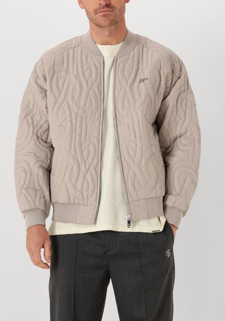 Bruine FILLING PIECES Jack BOMBER QUILTED - large