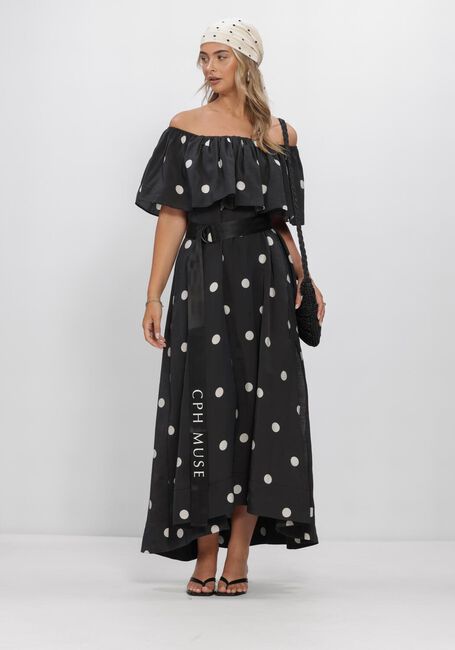 Zwarte COPENHAGEN MUSE Maxi jurk CMFIE-DRESS - large