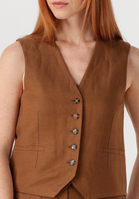 Bruine HERSKIND Gilet DOUBLE UP VEST - large