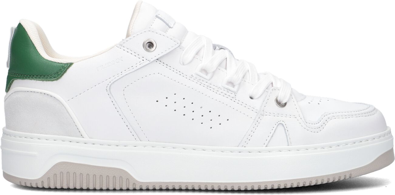 Nubikk Lage Sneakers Heren Basket Balboa, Maat: 40, Materiaal: Leer, Kleur: Wit