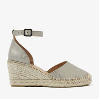 Grijze VIA VAI Sandalen met hak FLORA BRAID - medium
