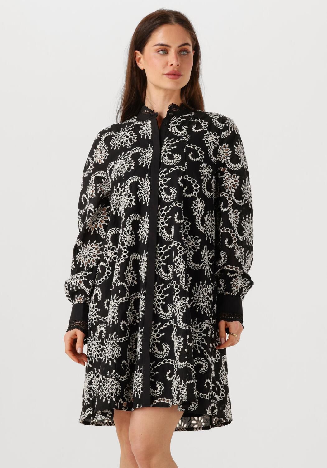 Bruuns Bazaar Mini Jurk Dames Oceani Dress, Maat: 36, Kleur: Zwart afbeelding 1