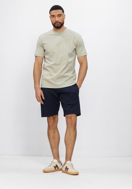 Donkerblauwe VALENZA Korte broek INTERLOCK SUPIMA SPORT SHORTS - large