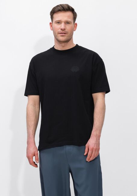 Zwarte NEW AMSTERDAM SURF ASSOCIATION T-shirt CHOP TEE BLACK - large